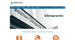 Desktop Screenshot of beestonchiropractic.co.uk